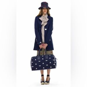 Libertine for Target Navy Trench Coat Jacket Sz M